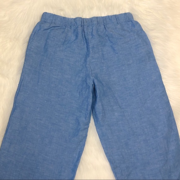J. Crew Scalloped Linen-cotton Beach Pant - Picture 5 of 7
